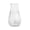 Clear, variant on mdesiwst Modern Plastic Bud Vase Transparent Decorative Vase Flower Holder Centerpiece Vase for Home Wedding Birthday Parties Decor