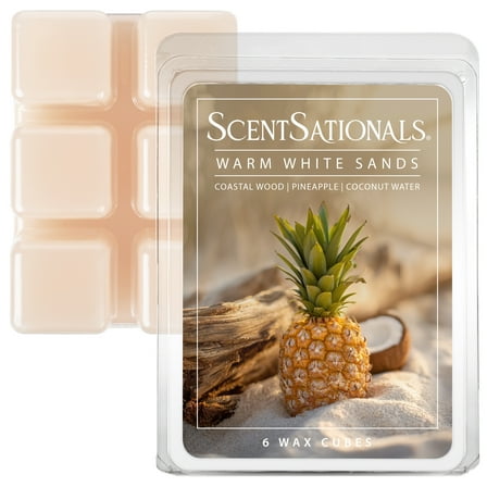 Warm White Sands Scented Wax Melts, ScentSationals, 2.5 oz