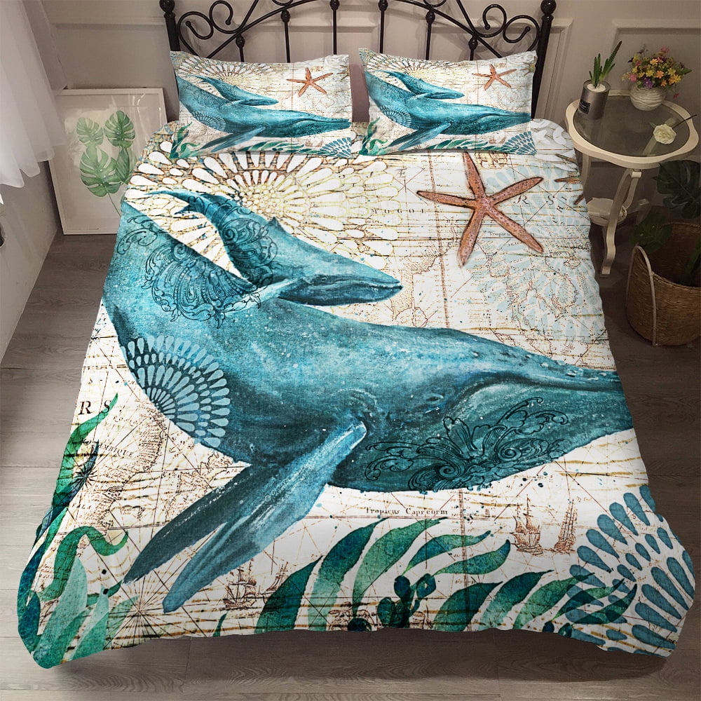 hawaiian print bedspreads