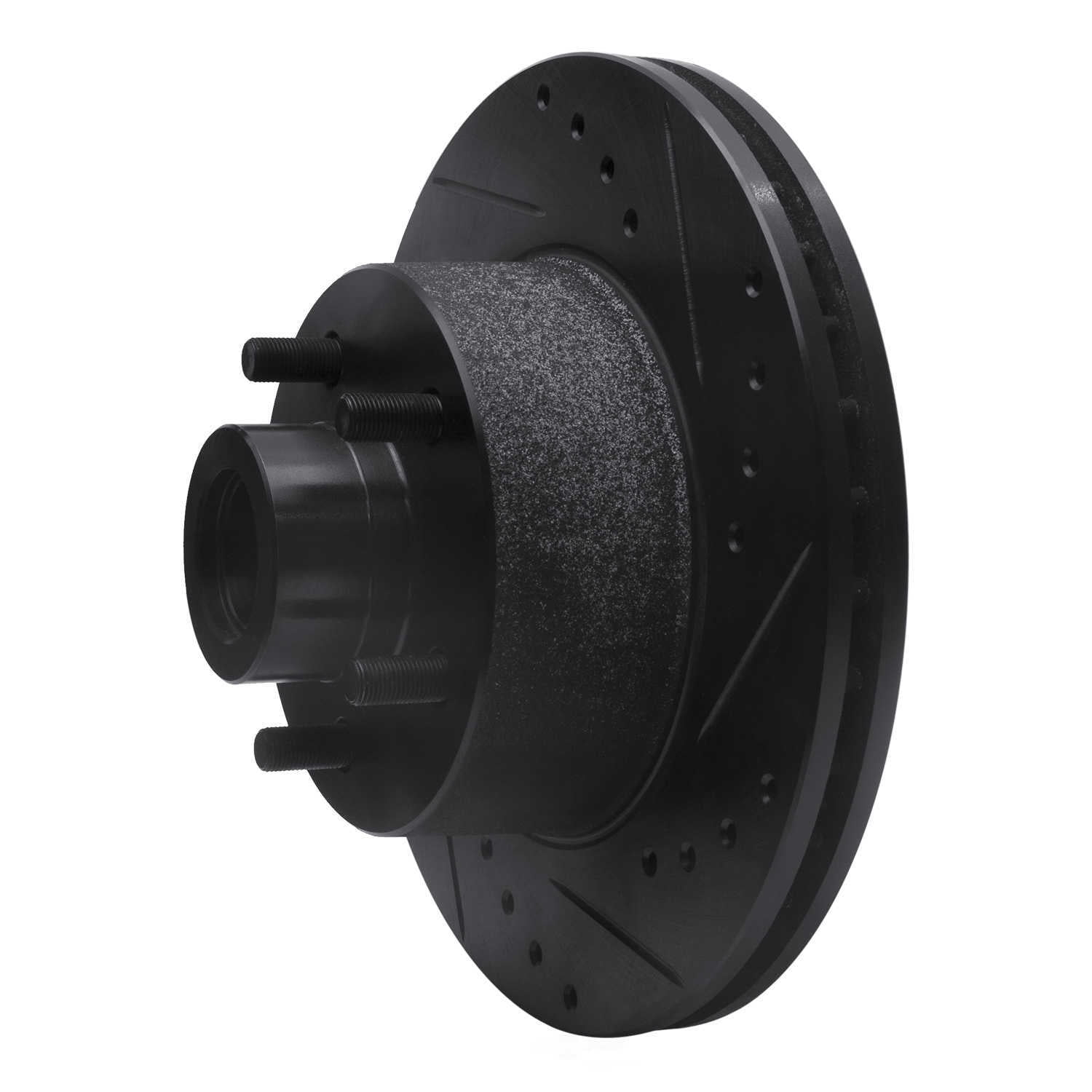Dynamic Friction Company 633-39000R DFC Brake Rotor - Drilled And Slotted - Black