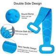 thumbnail image 2 of Silicone Back Scrubber for Shower - Double-Sided Exfoliating Body Scrubber, 2 of 4