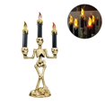 thumbnail image 1 of facefd Halloween Decoration Skeleton Candlesticks Holder Candle Light Home Party Ornament Decor No.2, 1 of 4