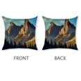 thumbnail image 5 of Set of 2, mountain trees sky Pillowcases, Short Plush Home Furnishing, 5 of 8