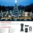 thumbnail image 3 of Guirnalda de luces navideñas Tcamp, 10 m, 100 LED, control remoto impermeable, 3 of 8