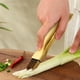 thumbnail image 4 of Cortador de cebollas verdes y verduras de acero inoxidable | Rallador y rebanador de 6 cuchillas para cebolletas, cebollinos y patatas | Herramienta de cocina con funda protectora y mango, 4 of 4
