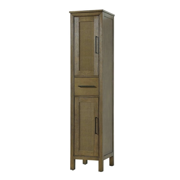 Elegant Kitchen and Bath 16 Inch Bath Storage Cabinet in Hazel Oak