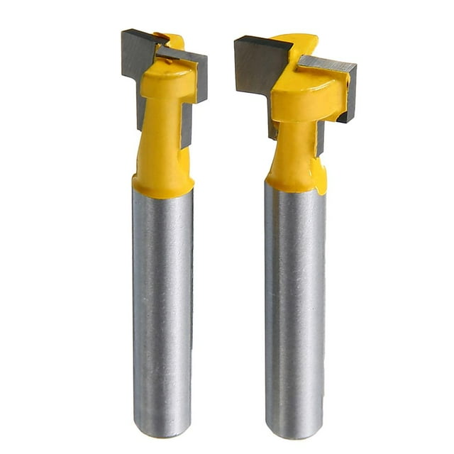 de Ranura en T de 1 / 4x3 / 8 "+ 1 / 4x1 / 2" Broca para Carpintería Zulema Cortadora de ranura en T de carburo