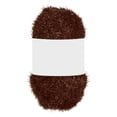 thumbnail image 1 of 1 madejas de 109 yardas de hilo Scrubbie, hilo de brillo de poliéster Scrubbie para paños de cocina, ganchillo, tejido, manualidades, mantas, alfombras, suéteres, bufandas, gorros, marrón, 1 of 6