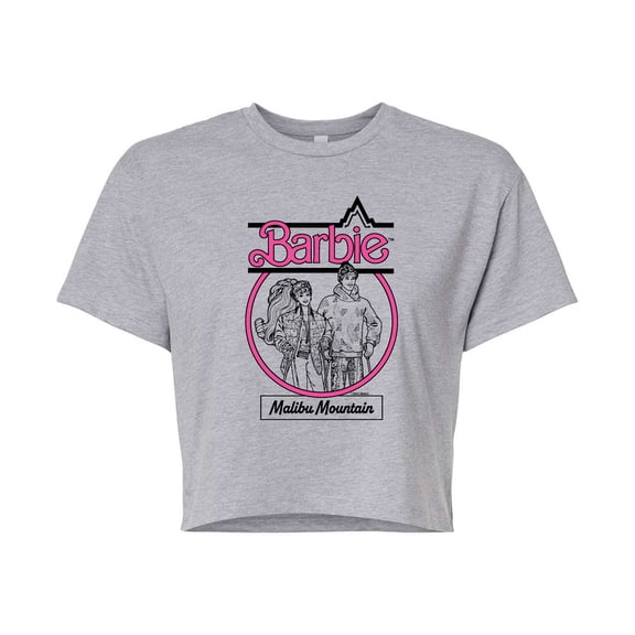 Barbie - Malibu Mountain - Juniors Cropped Graphic T-Shirt