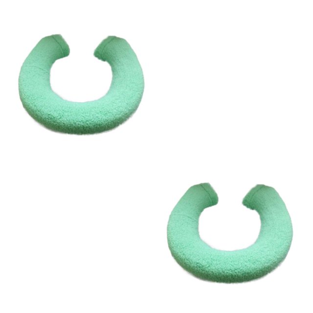 Inteprter Funda de asiento de inodoro extragruesa con costuras finas, sin hilos sueltos, acrílico, verde Verde 2Conjunto