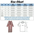 thumbnail image 2 of Chemises Habillées pour Hommes Catégorie de Produit - Titre du Produit Robe Décontractée Thobe à Capuche Imprimé Rayé Manches Mi-Longues Blouse Zippée pour Hommes, 2 of 4