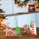 thumbnail image 4 of 2024 Christmas Wooden Ornaments Snowman Hut Wooden Plaque Terrace Santa Claus Tree Crafts Merry Christmas Decor for Home Xmas, 4 of 5