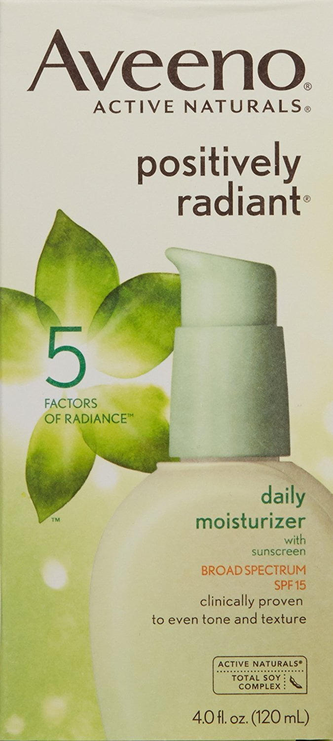 AVEENO Active Naturals Positively Radiant Daily Moisturizer SPF 15 4 oz
