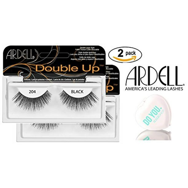 Pestañas Ardell Profesionales DOBLE volumen, paquete de 2 (con Sleek C)