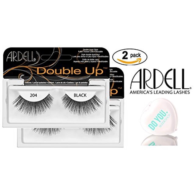 Pestañas Ardell Profesionales DOBLE volumen, paquete de 2 (con Sleek C)