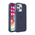 thumbnail image 3 of For Apple iPhone 14 Pro Max (6.7") Slim Fit Hybrid Frosted Matte Polished Oil Thick Acrylic Hard PC TPU Frame Cover ,Xpm Phone Case [ Blue ], 3 of 3