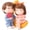 Style 1, variant on Yvsxxv Miniature Couple Figurine Set, Fairy Garden Micro Landscape Decor