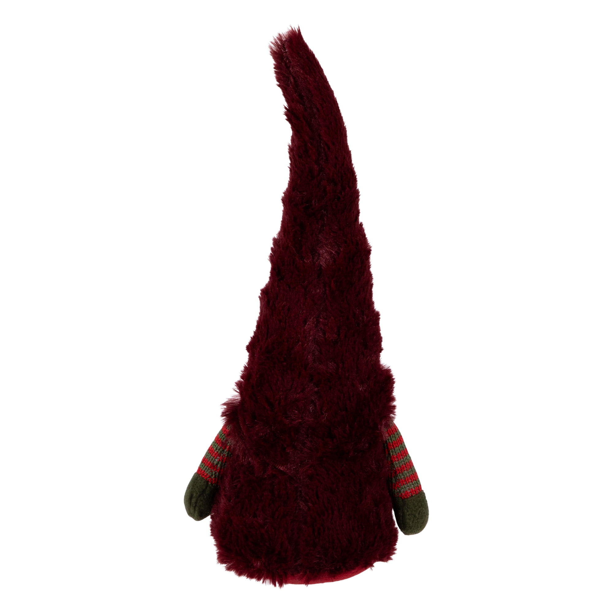 Northlight LED Lighted Gnome with Snowflake Christmas Figure - 13" - Burgundy Red