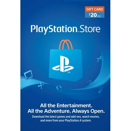 PlayStation Store $20 Gift Card, Sony [Digital (Best Psn Downloadable Games)