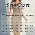 thumbnail image 3 of Dresses For Women 2025 Elegant Classy, Formal Chiffon Round Neck Short Sleeve Slim Tunic Casual Beach Cocktail Wedding Guest Dress Black Dress With Shorts Underneath Casual (M, Dark Blue) ZMTing, 3 of 3