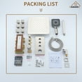 thumbnail image 6 of CASAINC Luxury Thermostatic 3-Spray Patterns 12 in. Flush Wall Mount Rainfall Dual Shower Heads with 6-Jets in Brushed Nickel, 6 of 11