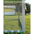 thumbnail image 3 of Luku 13x13FT Pop Up Gazebo, Canopy Tent with Mosquito Netting - Outdoor Gazebo for Backyard & Patio Furniture - Pop Up Tent with Wheeled STO-N-Go Cover Bag, 3 of 9