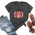 thumbnail image 2 of Blusa suelta de manga corta con cuello redondo y estampado a la moda para mujer Pompotops  hkajfhjk457261, 2 of 5
