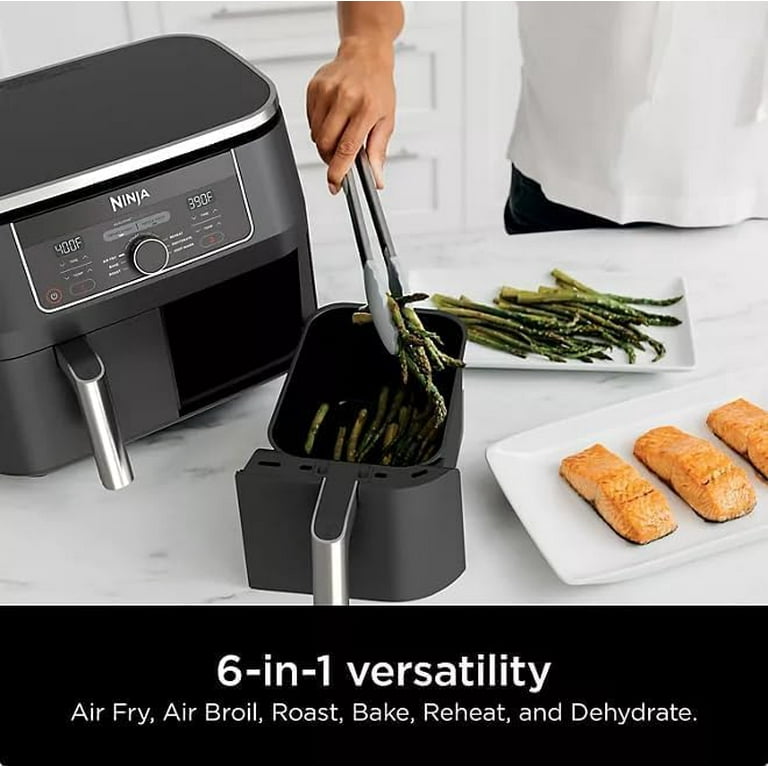 きなこページ Ninja Foodi 6-in-1, 8 Quart 2-Basket Air Fryer with DualZone
