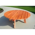 thumbnail image 3 of Best Redwood Corner Picnic Table, Super Deck-Shape:Round,Size:5ft., 3 of 4