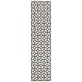 thumbnail image 6 of SAFAVIEH Beach House Kadri Geometric Indoor/Outdoor Area Rug, Light Grey/Charcoal, 3' x 5', 6 of 10