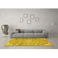 thumbnail image 3 of Ahgly Company Indoor Rectangle Persian Yellow Traditional Area Rugs, 2' x 5', 3 of 4