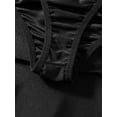 thumbnail image 5 of Franhais Women's Beachwear Skirt, High Waist Tummy Control Drawstring Ruffle Swim Skirt, 5 of 9