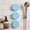 63#Blue, variant on Silicone Fragrance Box Flower Shaped Hanging Scent Container, Ventilated Aroma Holder with Bendable Strap for Bathroom Closet, Waterproof Perfume Storage for Car and Luggage