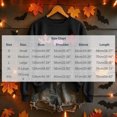 thumbnail image 3 of XSMGTUI Halloween Women's Crew Neck Sweatshirt Long Sleeve Loose Fit Fall Ghost Fall Pumpkin Fashion Tendy Casual Cute Vintage Graphic Soft Comfortable, 3 of 5
