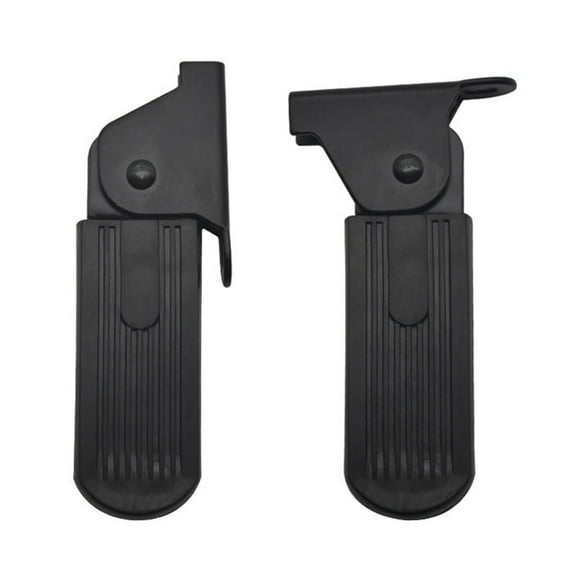 2pcs Electric Moped Front Pedal Scooter Front Foldable Pedal Leg Support Pad Thickened Steel Plate Ebike Accessories 5cm