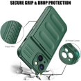 thumbnail image 4 of for iPhone 15 Case with Card Holder Heavy Duty Protective Premium TPU Shockproof Slide Hidden Card Slot Slim Wallet Case for iPhone 15 for Men&Women(Green), 4 of 7