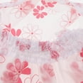 thumbnail image 4 of Mujeres flor baño sombrero cara pelo cubierta elástico impermeable reutilizable Rosado Colcomx Gorro de ducha para el cabello, 4 of 8