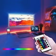 thumbnail image 3 of Tiras de luces LED cortables y fáciles de instalar, luces LED WiFi inteligentes para dormitorio, sincronización de música Bluetooth para tiras de luces para toldos de RV, 1,65 m, 3 of 4