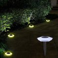 thumbnail image 6 of Matoen Solar Ground Lights, Solar Powered Disk Lights Outdoor Waterproof Garden Landscape Lighting for Yard Deck Lawn Patio Pathway, 6 of 7