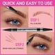 thumbnail image 5 of Bolígrafo para cejas iMethod Magical 2 en 1, impermeable, color marrón oscuro, 5 of 7