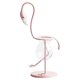 thumbnail image 1 of Floreros hidropónicos, floreros con forma de flamenco para mesa, florero de vidrio creativo, flamenco de hierro en miniatura, adornos para botellas de plantas hidropónicas, decoración para el hogar y, 1 of 6