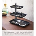 thumbnail image 3 of Yamazaki Home Jewelry + Accessory Trays, Black, Steel, 3 of 7