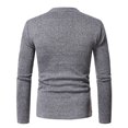 thumbnail image 3 of Vedolay Cardigan Sweaters for Men 2023 Full-Zipper Stand Collar Sweater Grey,2XL, 3 of 3