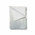 thumbnail image 2 of Winter Soft Flannel Fleece Throw Blanket, Cold Season Scene in a Park Trees Foggy Misty Blurry Ice Freezing Weather Image, Cozy Plush for Indoor and Outdoor Use, 50" x 70", White, by Ambesonne, 2 of 6