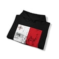 thumbnail image 4 of Malta Maltese Pride Flag Hoodie, Gifts, Hooded Sweatshirt, 4 of 4