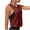 Wine, variant on Womens Tank Tops Ruched Cut Out Round Neck Sleeveless Yoga Crop Tops Casual Loose Summer Workout Tanks, Wine L