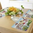 thumbnail image 4 of Ambesonne Animal Place Mats Set of 4, Rainbow Candies Animals, Standard Size, Multicolor, 4 of 6