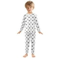 thumbnail image 3 of joogoo Dog Paw Prints Pajamas Set Long Sleeve Soft Cotton Sleepwear 2 Piece 24M, 3 of 7