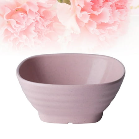 HEATSHAKING 3Pcs Pink Round Bowls for Kids Dinnerware Fridge and Freezer Safe