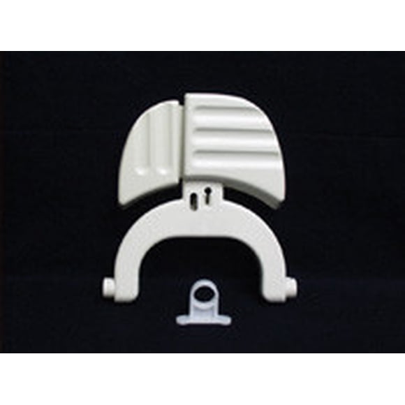 Thetford Toilet Flush Pedal 20821 Replacement For Aqua-Magic IV Foot Flush Permanent Toilets; Built-In; Parchment White; With Mounting Screws